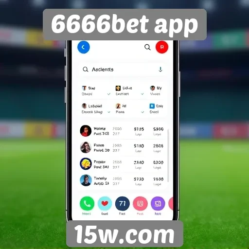 avaliação da interface do 6666bet app